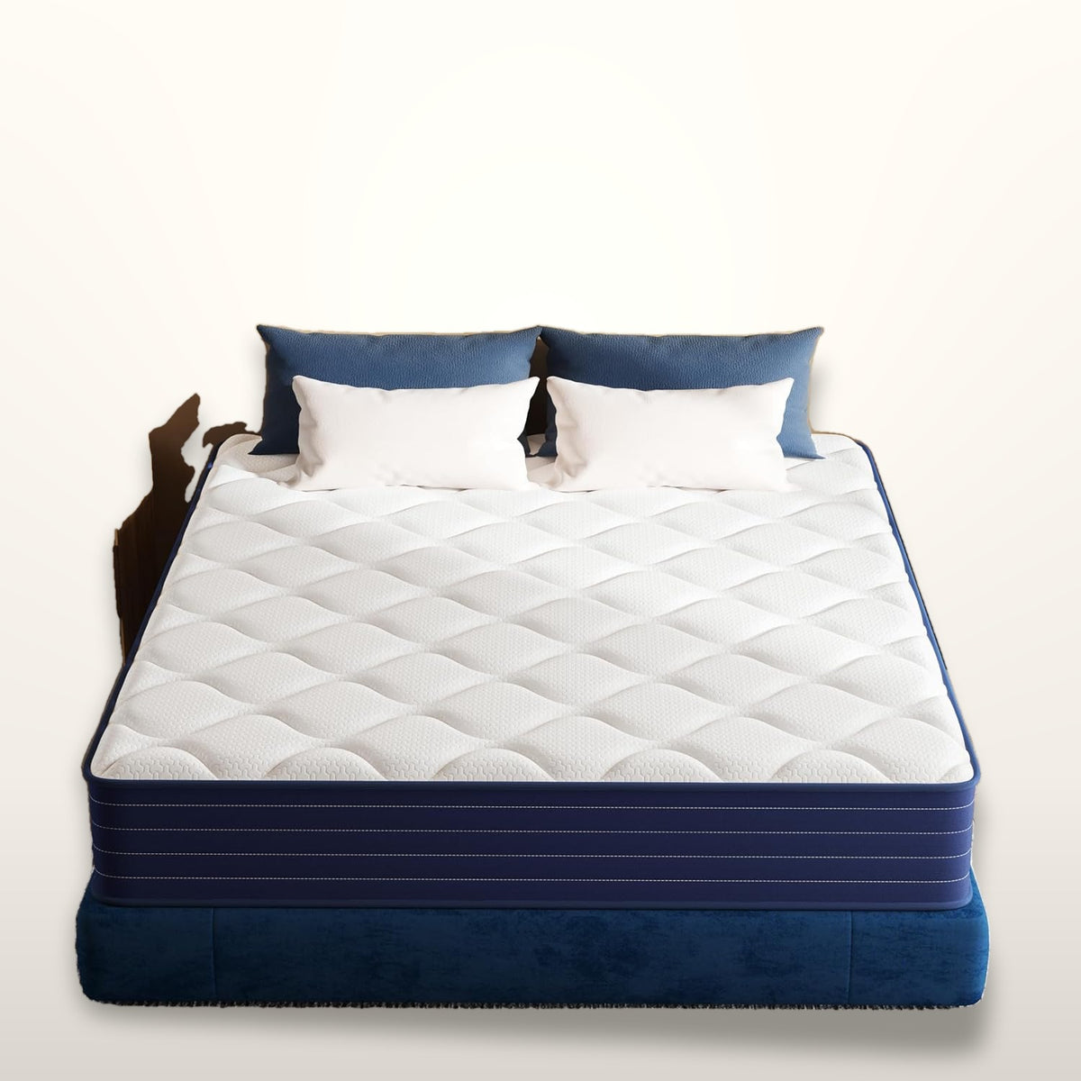 12 Inch Full Hybrid Mattress Pocket Spring Memory Foam Medium