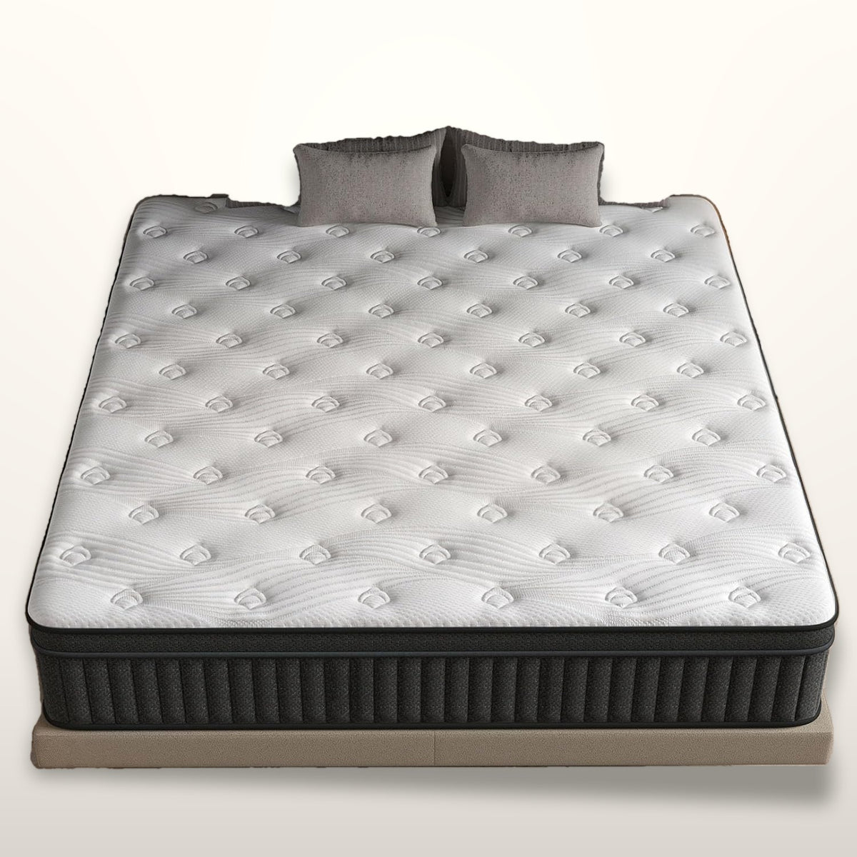 30 cm Full Hybrid Mattress Pocket Coil Memory Foam Medium Firm