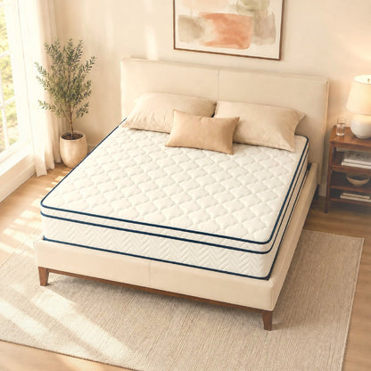 12 Inch Twin Hybrid Mattress Pocket Springs Memory Foam Medium Plush
