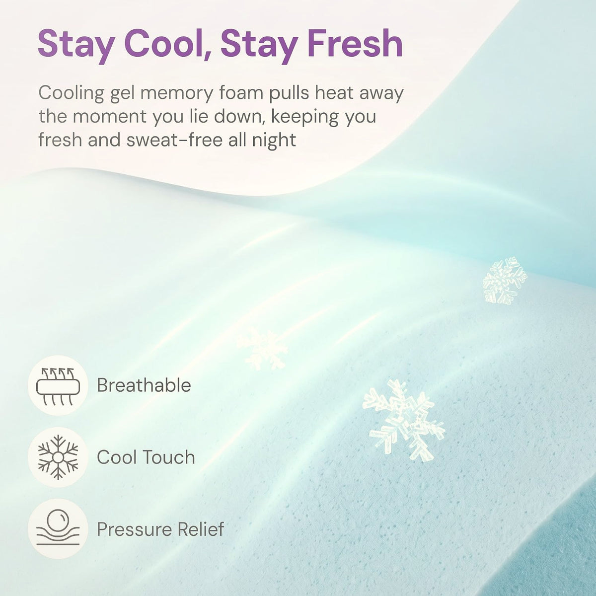 12 Inch Cooling Gel Memory Foam Mattress Medium Feel Full
