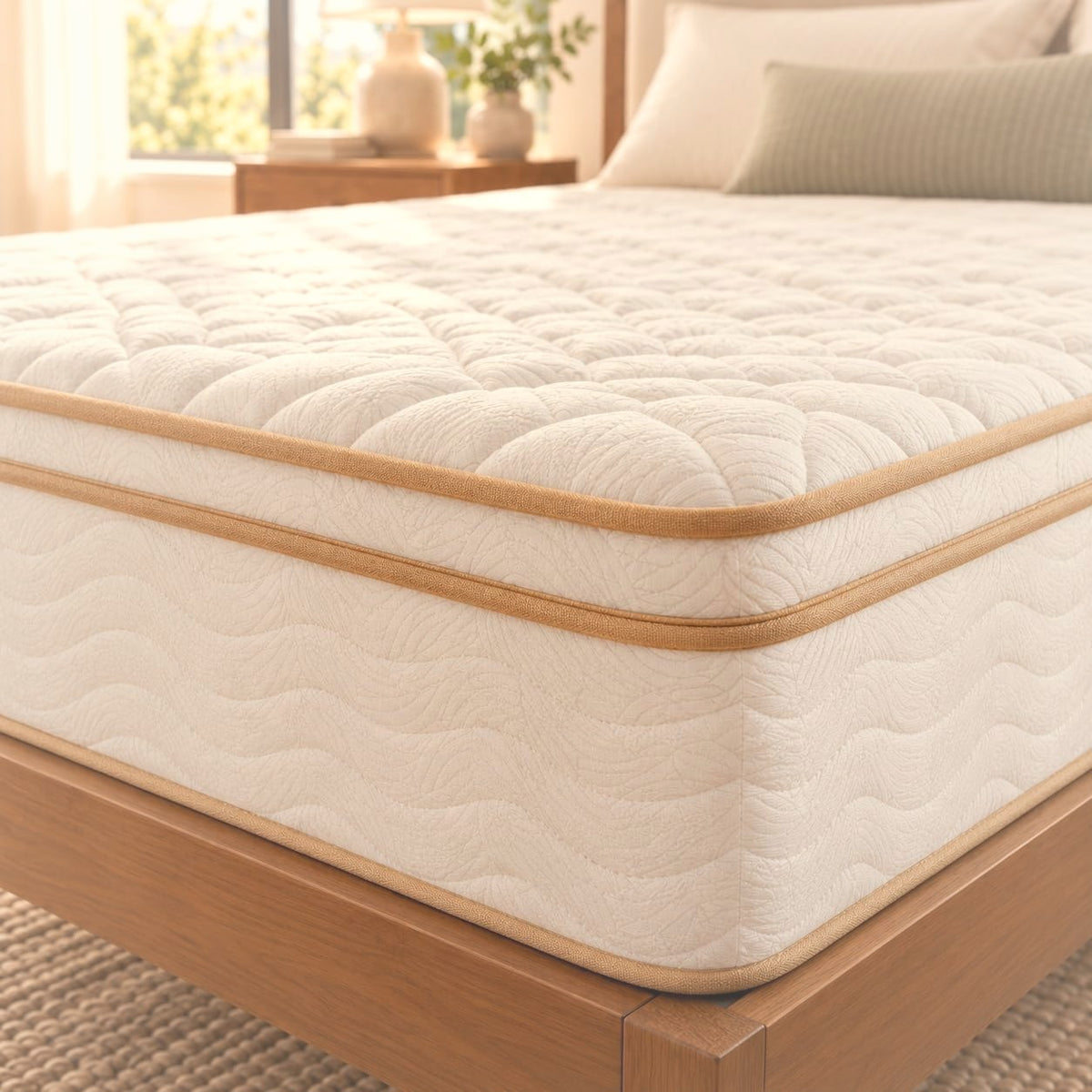 30 cm Full Hybrid Mattress Pocket Coil Memory Foam Medium Firm