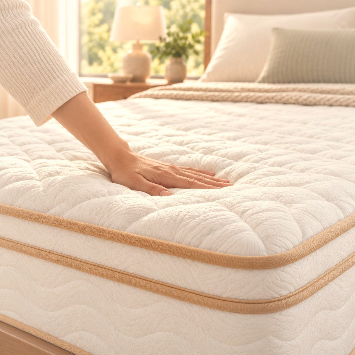 30 cm Full Hybrid Mattress Pocket Coil Memory Foam Medium Firm
