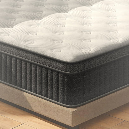30 cm Full Hybrid Mattress Pocket Coil Memory Foam Medium Firm
