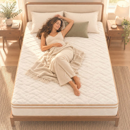 30 cm Full Hybrid Mattress Pocket Coil Memory Foam Medium Firm