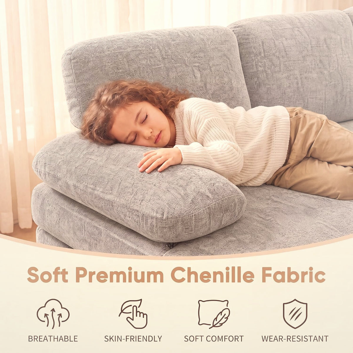 U-Shaped Sectional Sofa with Double Chaise