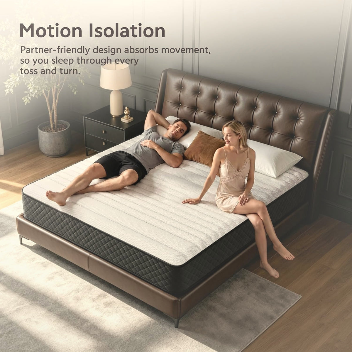 30 cm Full Hybrid Mattress Pocket Coil Gel Memory Foam Medium Firm