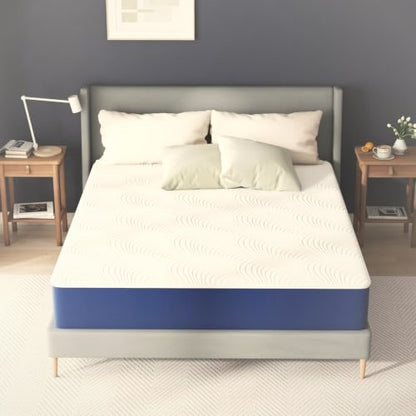 12 Inch Full Hybrid Mattress Pocket Coil Memory Foam Medium Firm