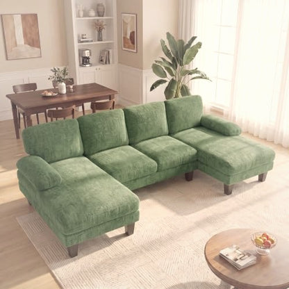 U-Shaped Sectional Sofa with Double Chaise