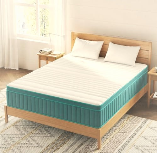 12 Inch Full Hybrid Mattress Pocket Coil Memory Foam Medium Firm
