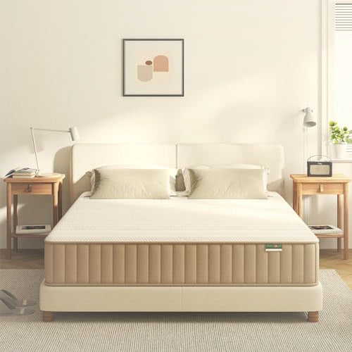 12 Inch Full Hybrid Mattress Pocket Coil Memory Foam Medium Firm