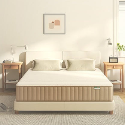 12 Inch Full Hybrid Mattress Pocket Coil Memory Foam Medium Firm