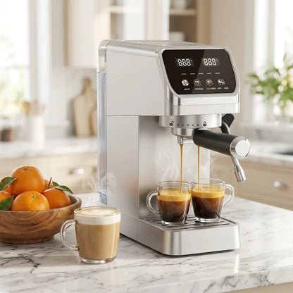 Espresso Machine — Morning Kitchen Lifestyle | Generated by Modelize