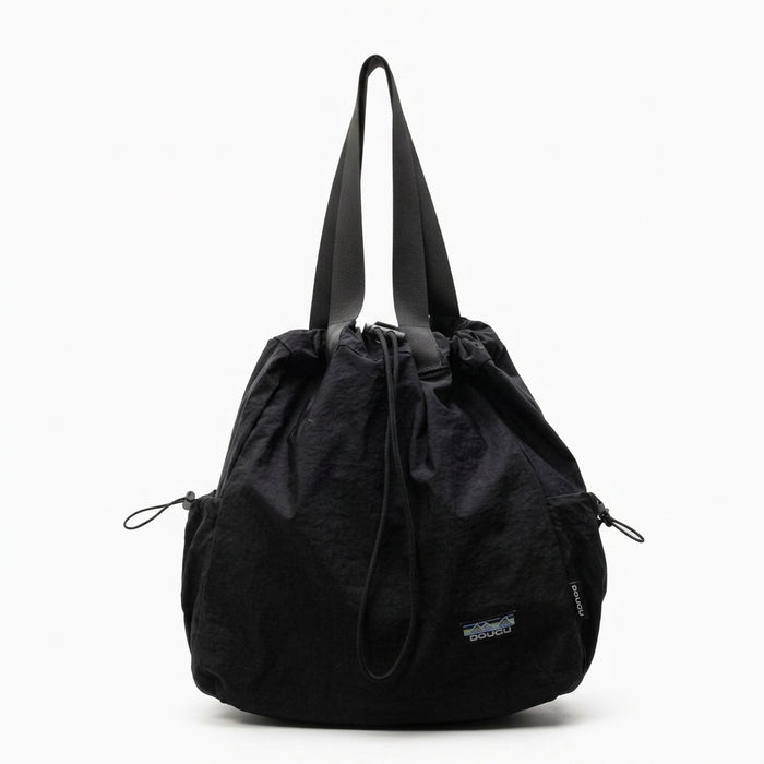Drawstring backpack/tote hybrid — Studio - Gradient | Generated by Modelize
