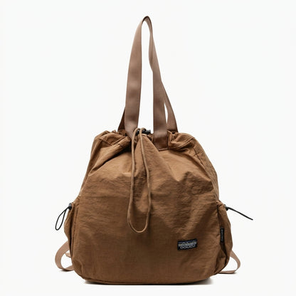 Lightweight drawstring travel backpack — Studio - Clean | Generated by Modelize